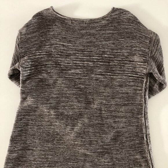 Ellen Tracy Casual Lg Slv Scoop Neck Cotton/Acrylic Sweater Cocoa + Ivory Sz XL - Picture 7 of 11